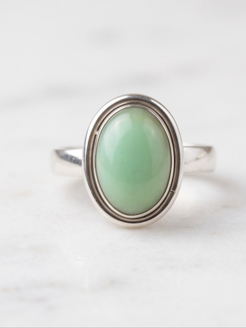 Paloma Turquoise/Variscite Ring Set In Adjustable 925 Sterling Silver - Picture 11 of 12